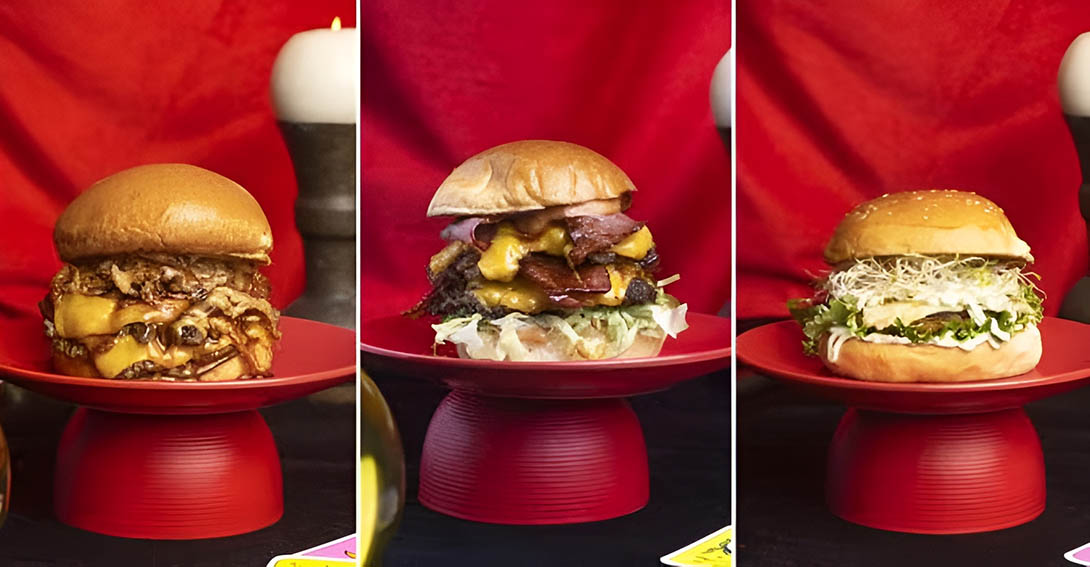 Variedad de hamburguesas en el Burger Fest